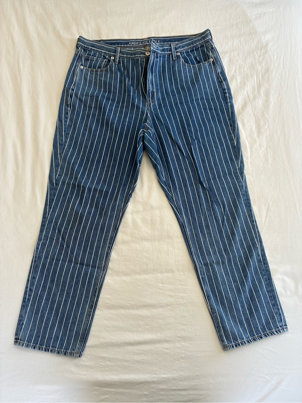 American Eagle Denim striped jeans